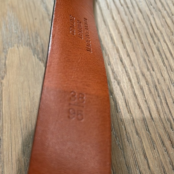 Bosca Canada 🇨🇦 Made Leather Belt Size 38/95 - Picture 5 of 11